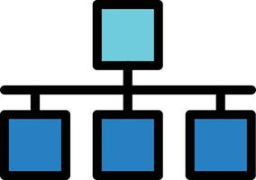 Network Wired Vector Icon Design