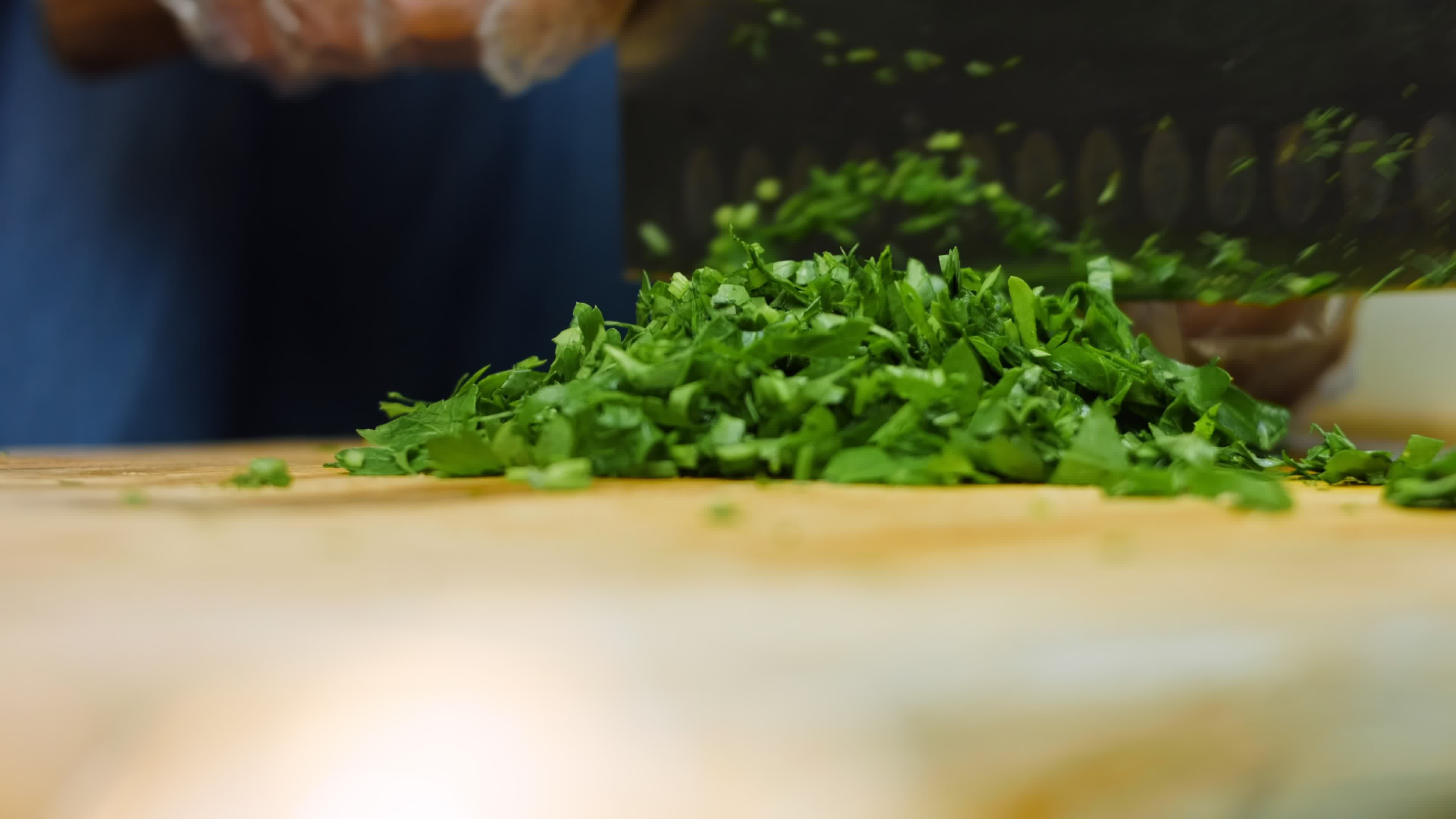 Macro filming of Worcestershire sauce. The chef pours the sauce into a