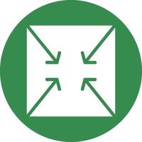 Compress Arrows Alt Vector Icon Design