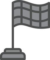 Flag Checkered Vector Icon Design