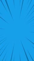 Pop Art background with radial lines. Vertical video. Motion graphics video