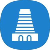 diseño de icono de vector de gopuram