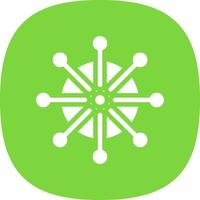 Dharmachakra Vector Icon Design