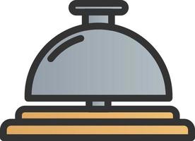 Concierge Bell Vector Icon Design