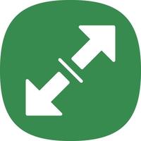 Expand Alt Vector Icon Design