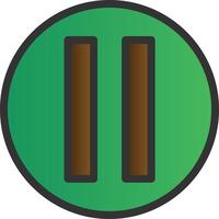 Pause Circle Vector Icon Design
