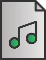 File Audio Vector Icon Design