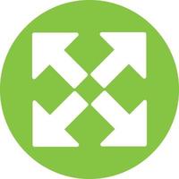 Expand Arrows Alt Vector Icon Design