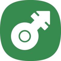 Mars Stroke Vector Icon Design