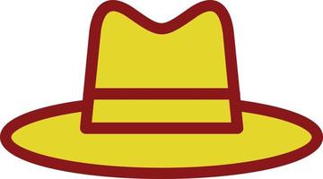 Hat Cowboy Side Vector Icon Design