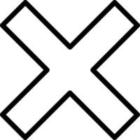 Cross Vector Icon Design