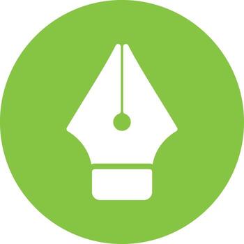 Pen Nib Vector Icon Design