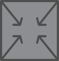 Compress Arrows Alt Vector Icon Design