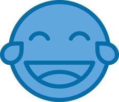 Grin Tongue Squint Vector Icon Design