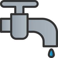 Faucet Vector Icon Design