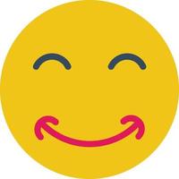 Grin Beam Vector Icon Design
