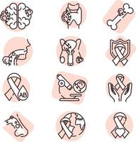 Medical icon set, icon, vector on white background.