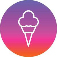 diseño de icono de vector de helado