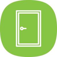 Door Closed Vector Icon Design