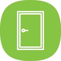 Door Closed Vector Icon Design