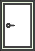 Door Closed Vector Icon Design