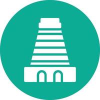 diseño de icono de vector de gopuram