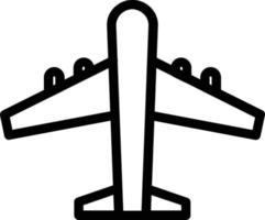 diseño de icono de vector de avión