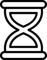 Hourglass Half Vector Icon Design