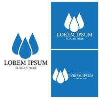 Water drop Logo Template vector