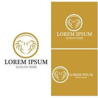 Lion Logo Template vector icon