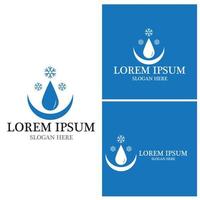 Water drop Logo Template vector