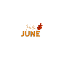 Hello Month of June png