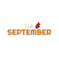 Hello Month of September png