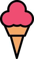 Ice Cream Vector Icon Design