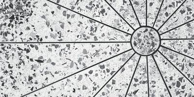 Black line and monochrome tone of textured tile floor or wall for background with copy space. Art or Abstract wallpaper in black and white background concept. photo