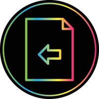 File Import Vector Icon Design