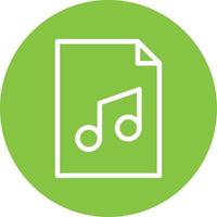 File Audio Vector Icon Design