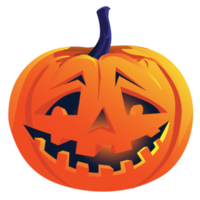 orange pumpkin on holiday halloween png