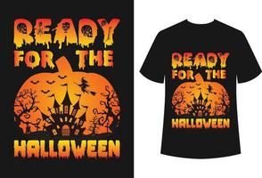 diseño de camiseta de halloween vector