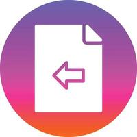 File Import Vector Icon Design