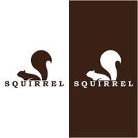 squirrel logo and vector with slogan design