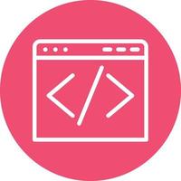 Code Vector Icon Design