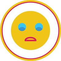 Frown Vector Icon Design