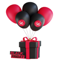 3D Black Friday Icon png