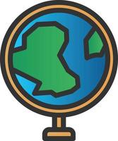 Globe Europe Vector Icon Design