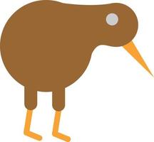 diseño de icono de vector de pájaro kiwi