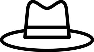 sombrero, vaquero, lado, vector, icono, diseño vector