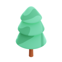 Stylized Tree 3D Illustration png