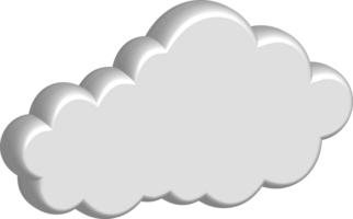 White cloud Crop-out Icon png