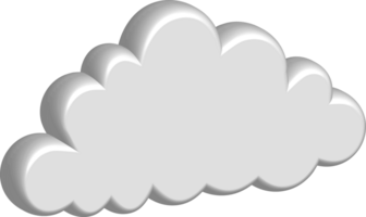 White cloud Crop-out Icon png